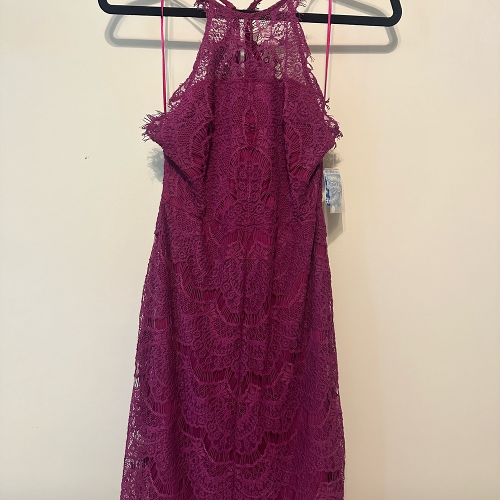 Free People Raspberry romper - Picture 1 of 3